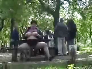 Watch exhibition of my fat whore in public. Amateur